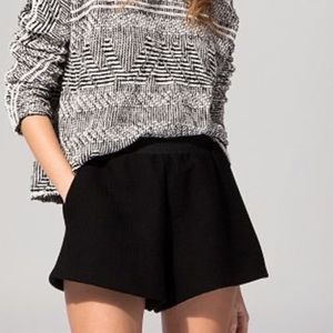 MAJE Idylle flared shorts